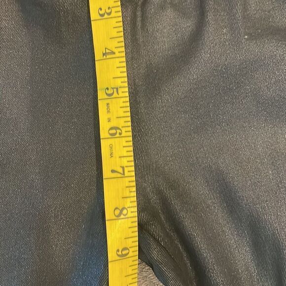 Goldsign Zebra coated black leggings size 27 - Picture 8 of 10